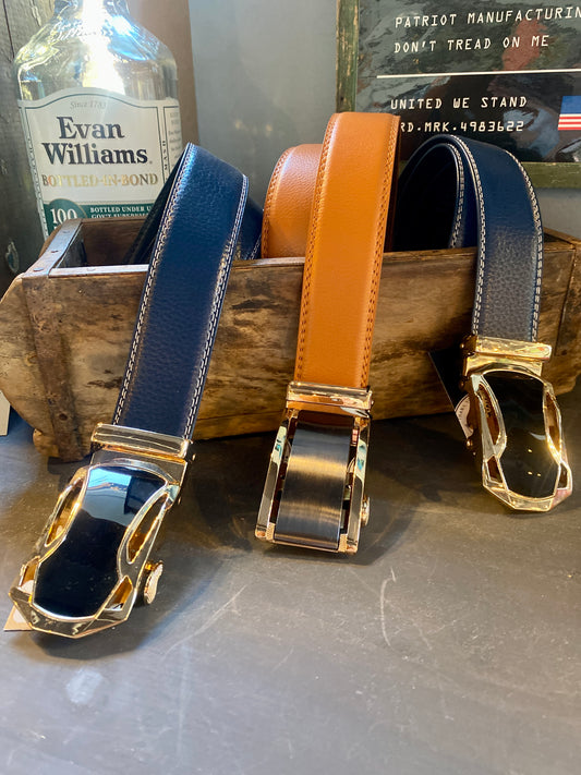 AutoMADtic Leather Belts