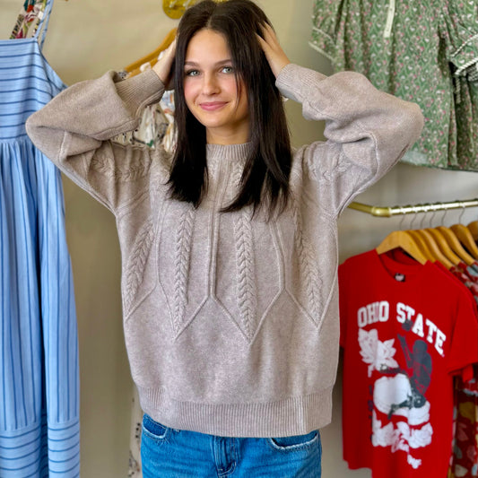 Juliette Cable Knit Sweater
