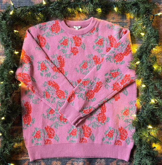 Rose Knit Sweater