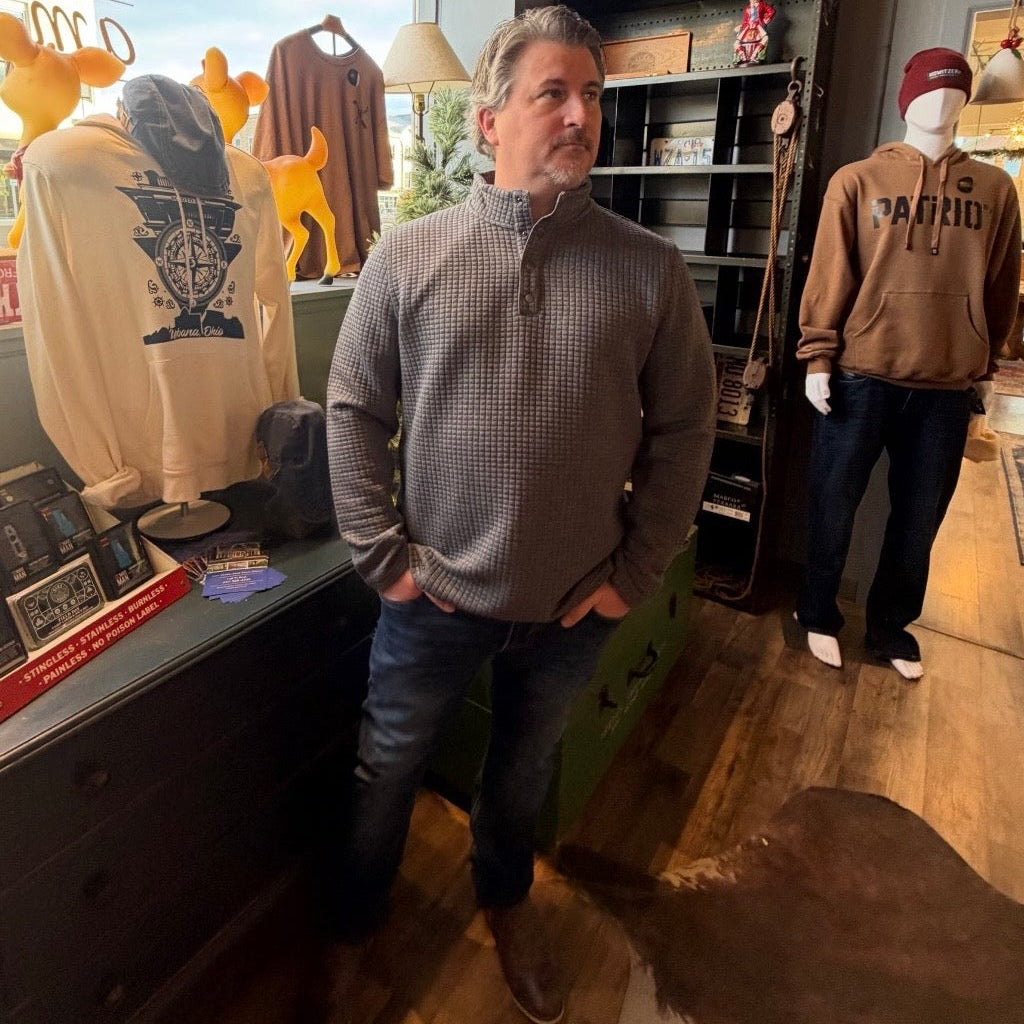 Silverton Quilted Snap Mock Neck by Flag and Anthem