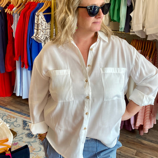 Stacey Oversized Button Down Shirt