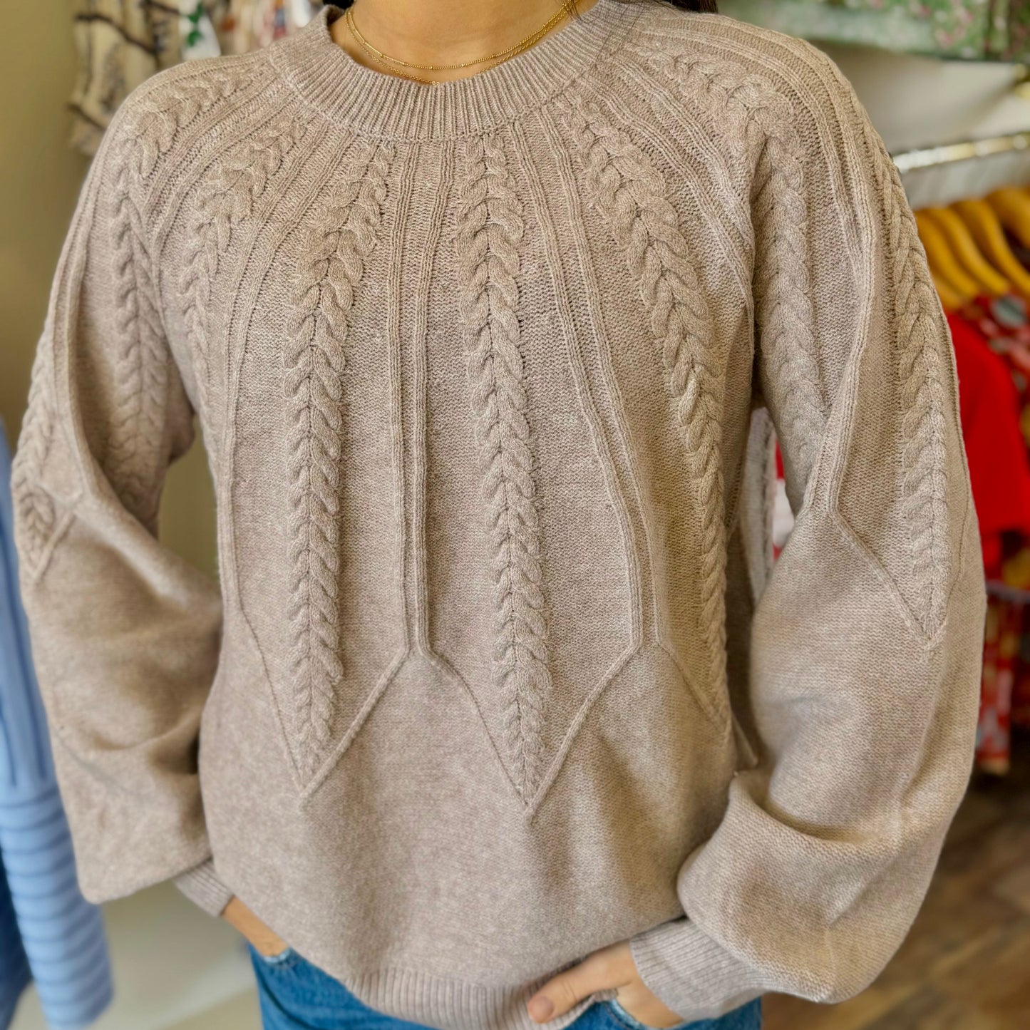 Juliette Cable Knit Sweater