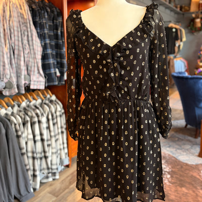 LUMI LONG SLEEVE MINI DRESS