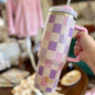 Check Purple 40 oz Take Me Everywhere Tumbler