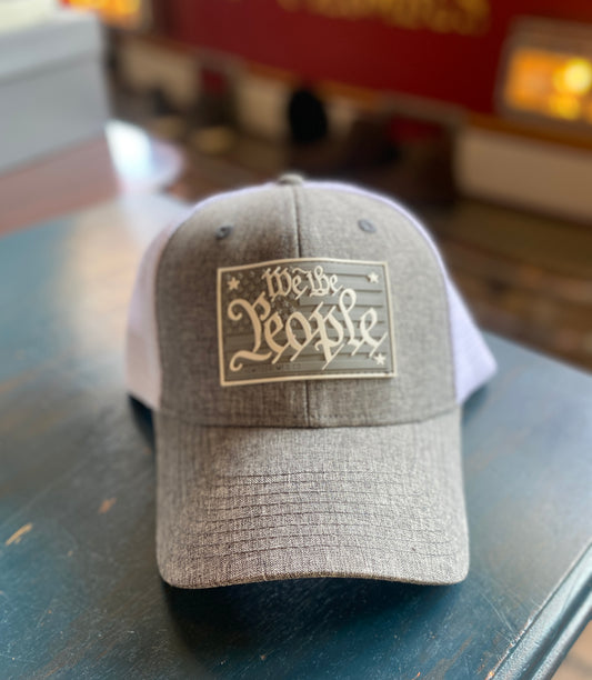 We The People Stamp Hat in Gray by Howitzer