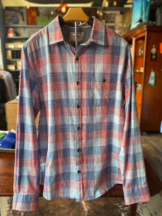 RED & BLUE LONG SLEEVE SHIRT by FLAG & ANTHEM