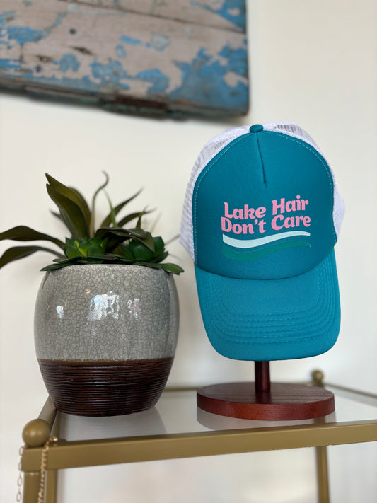 Womens Lake Hair Trucker Hat