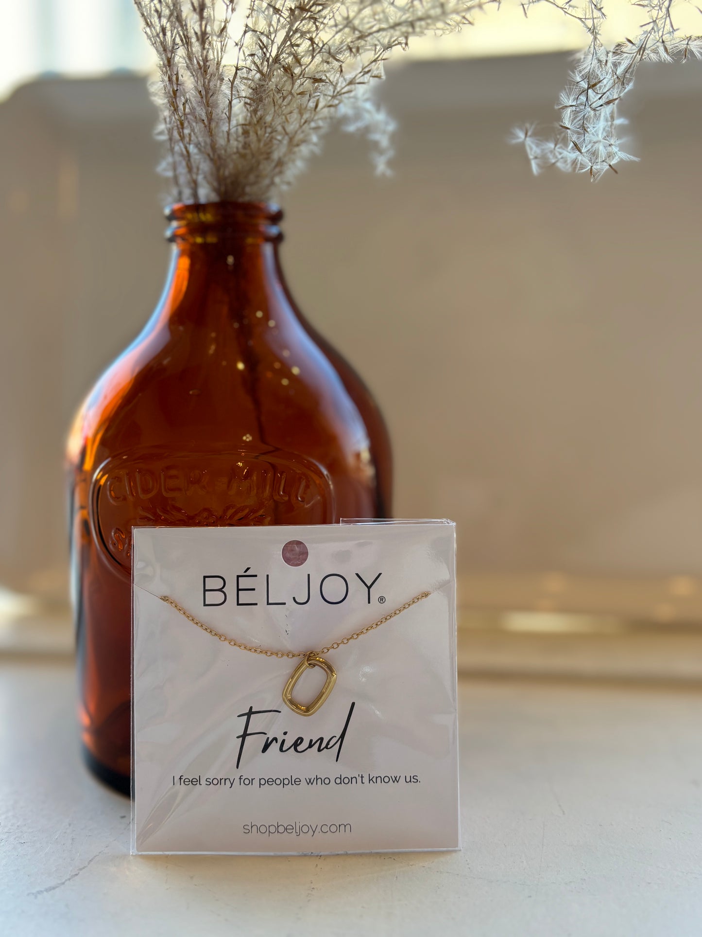 Friend Necklace in Gold by Beljoy