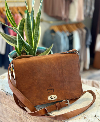 Leather Crossbody Bag by Berber