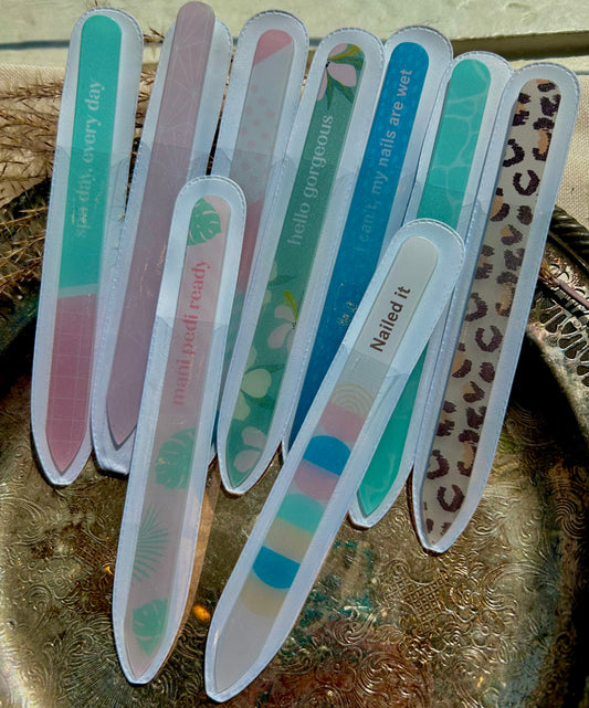 GLASS NAIL FILES