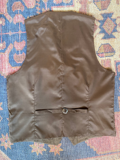 5 BUTTON TAILORED MENS VEST