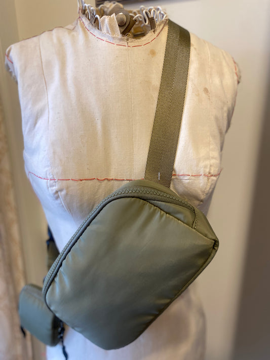 OLIVE BELT BAG/CROSSBODY