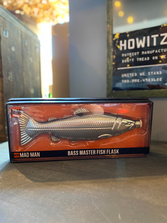 Bass Master Fish Flask