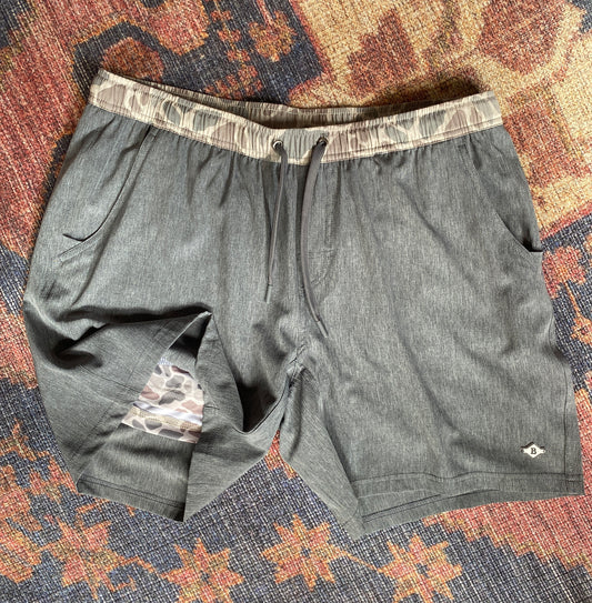 ATHLETIC SHORTS- GRIZZLEY CAMO