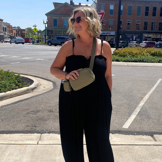 OLIVE BELT BAG/CROSSBODY