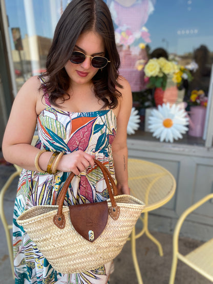 TROPICAL SMOCKED DRESS