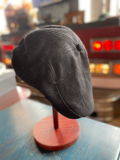 Solid 5-Panel Boston Scally Cap - Coolidge Black